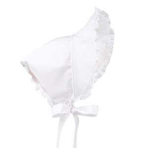 Beaufort Bonnet Co “Catesby Country Club Bonnet”, light pink/white Swiss dot, XS